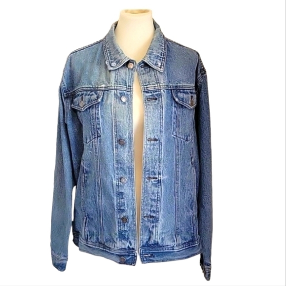 Harley-Davidson Jackets & Blazers - Harley Davidson Embroidered Blue Denim Jean Jacket Women's M